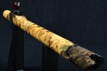 Buckeye Burl Native American Flute, Minor, Mid A-4, #F24E